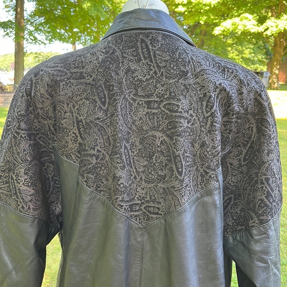 Vintage 80’s Pelle Club leather coat L - Picture 6 of 12